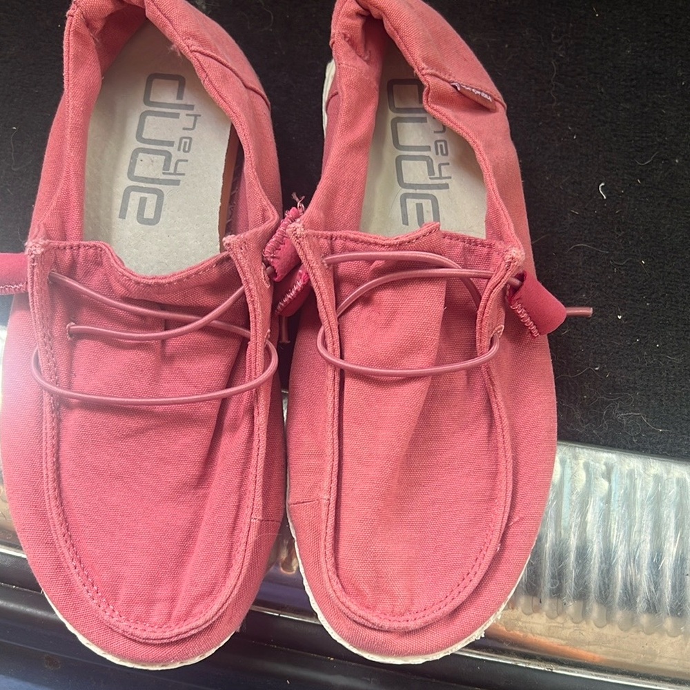 Hey Dude Women's Moccasins in Pink